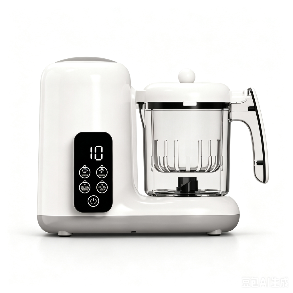 Baby Food Maker, Steamer and Blender with Puree Function, Multi-Function Kitchen Appliance for Home Use