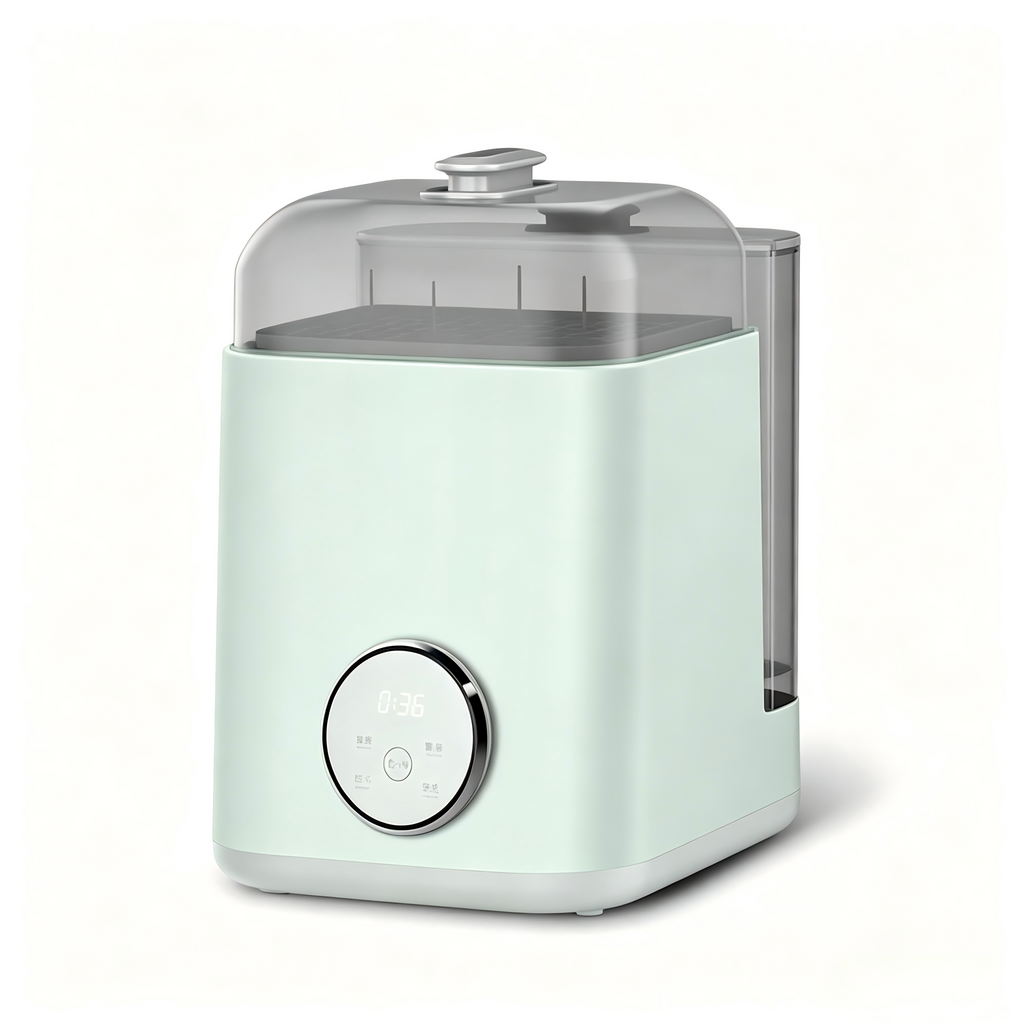 Baby Bottle Washer and Dryer, Automatic Cleaning Machine with Drying and Storage Functions for Bottles and Accessories