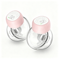 Wearable Breast Pump, Hands-Free Design with 4 Modes & 48 Adjustable Levels, Curved LCD Display, Button Control, USB Rechargeable, Soft Silicone Flange