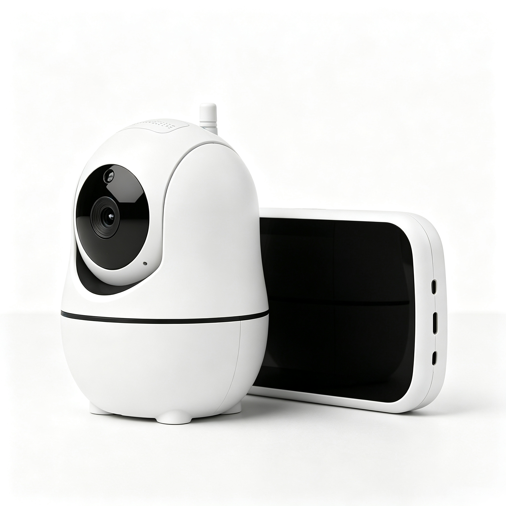 Portable Video Baby Monitor with 5" Screen, Remote Camera Angle Control, Night Vision and Two-Way Audio