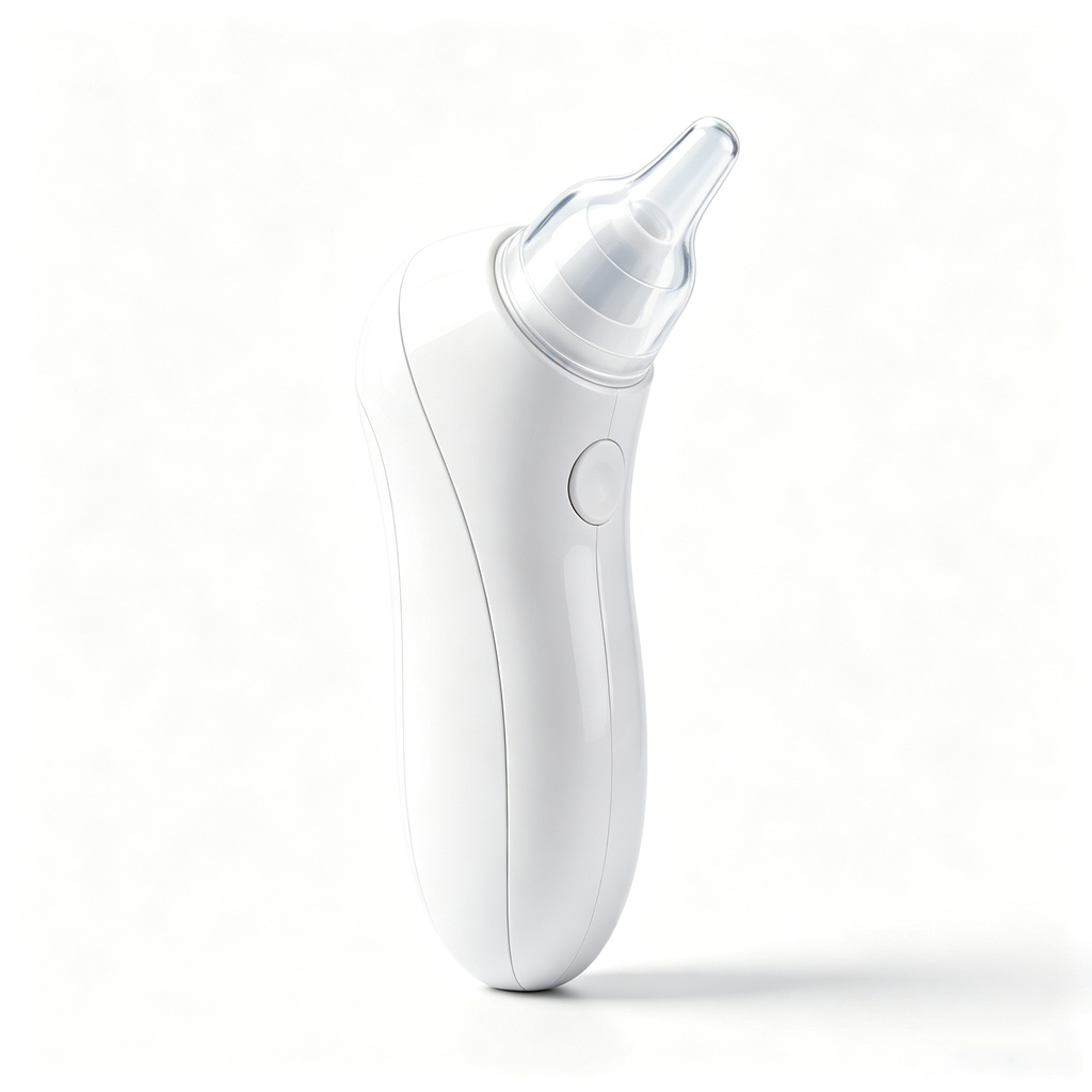 Electric Baby Nose Cleaner with Rechargeable Battery, Adjustable Suction Levels, Soft Tips, Storage Case