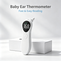 Touch-Free Infrared Forehead Thermometer, Digital Temperature Reader for Family Use