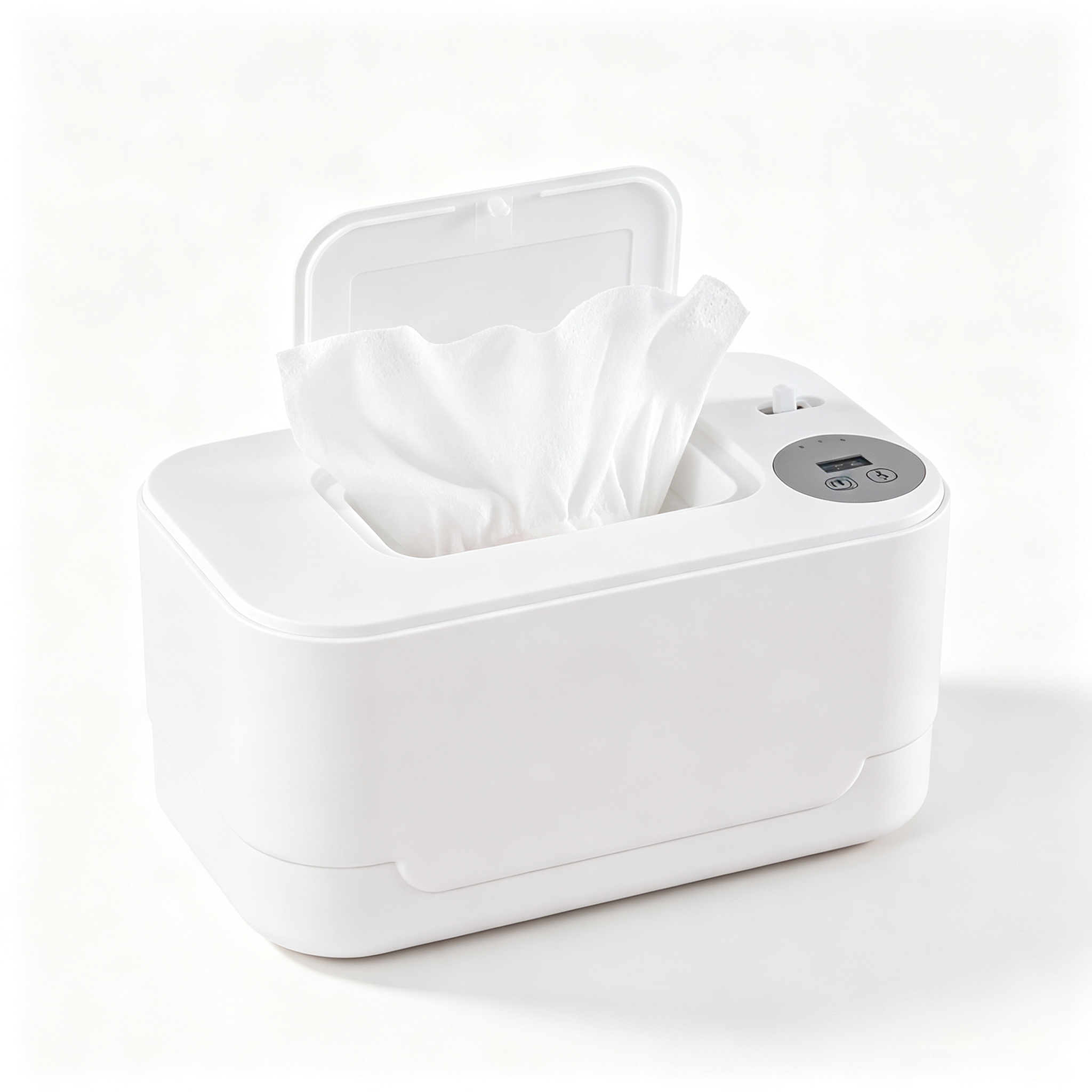 Baby Wipe Warmer Dispenser with 4 Adjustable Warmth Settings, Dimmable Night Light and Large Capacity Design