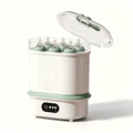 Baby Bottle Sterilizer, Dryer and Warmer with Steam Function, Hot Air Drying, Digital Timer