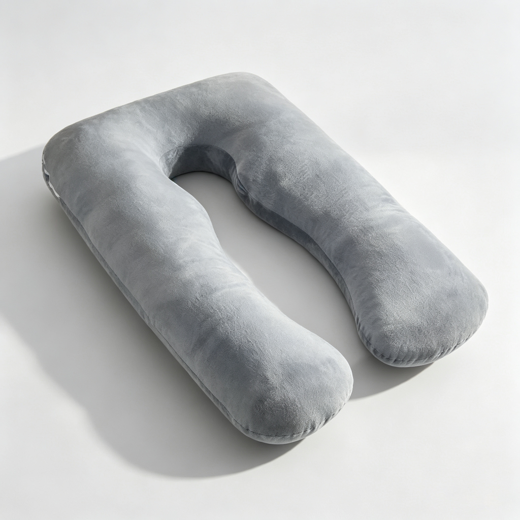 U Shape Pregnancy Pillow, 57 Inch Full Body Maternity Pillow with Removable Washable Cover, Soft Filling Cushion for Home Use