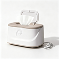 Baby Wipe Warmer Dispenser with 4 Adjustable Warmth Settings, Dimmable Night Light, Large Capacity Storage