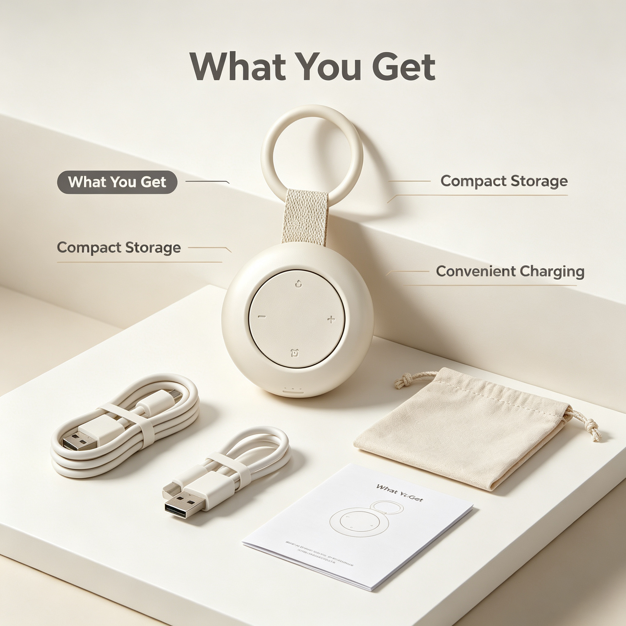 Clip-On Portable Baby Sound Machine with Night Light, 20 Built-In Sounds, Auto Timer and USB-C Rechargeable Design